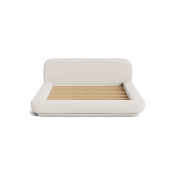 Floss King Bed - Silex Off White