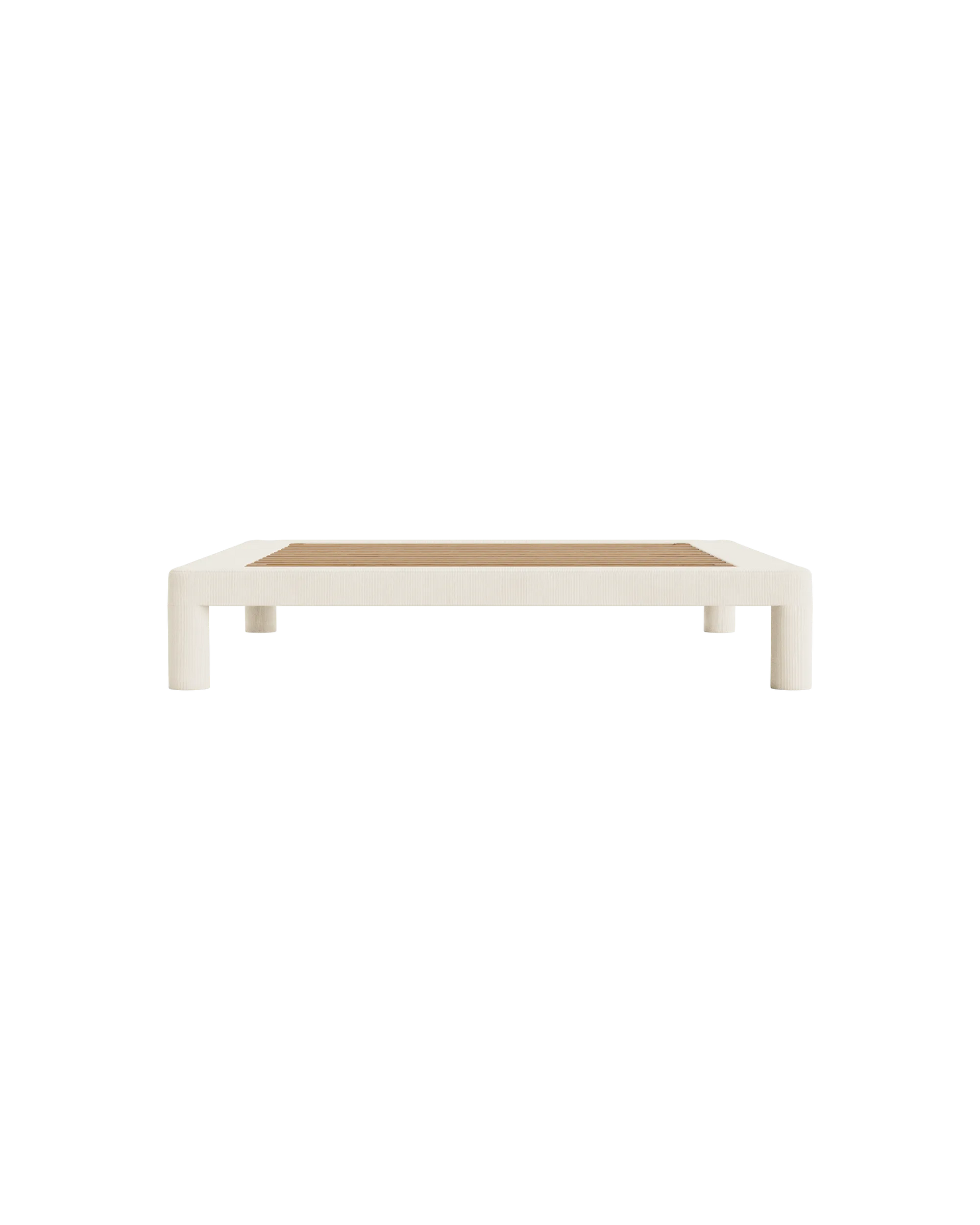 Ritual King Bed Frame - Corduroy Off White