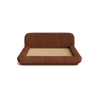 Floss King Bed - Corduroy Cocoa