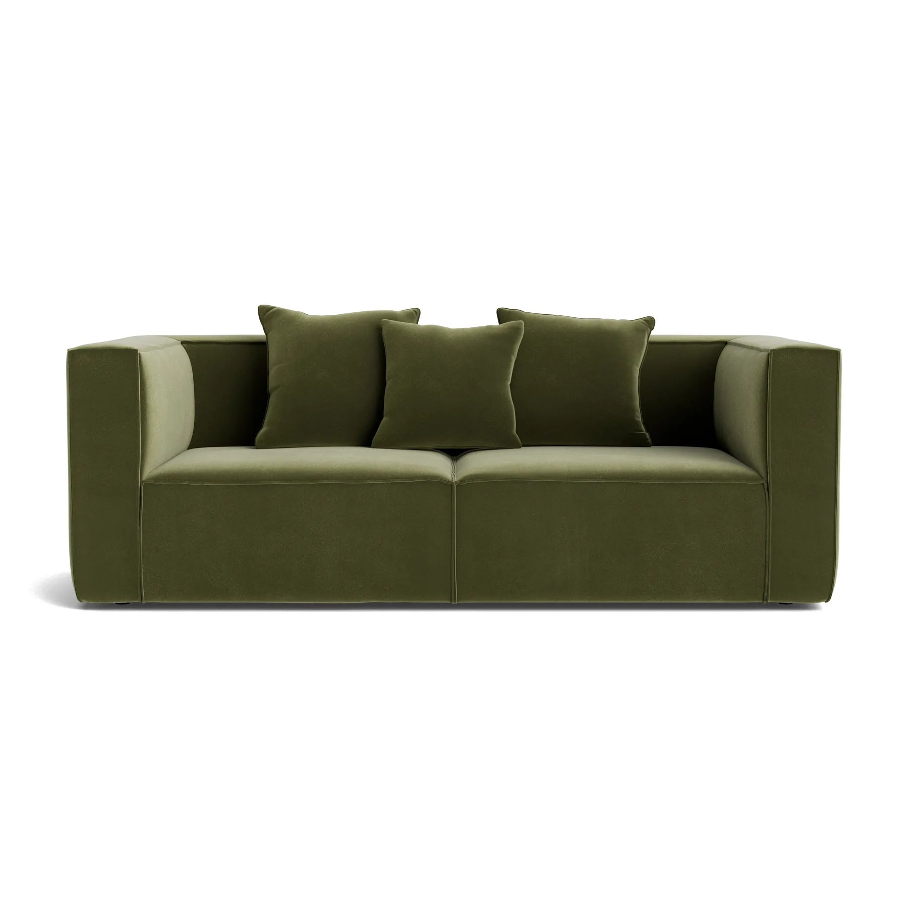 Block 2 Seater Sofa - Opal Forest