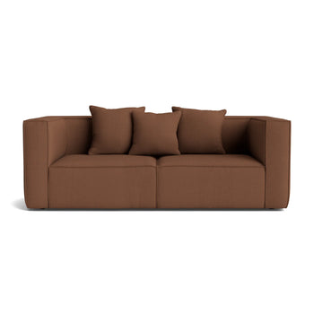 Block 2 Seater Sofa - Siena Bark