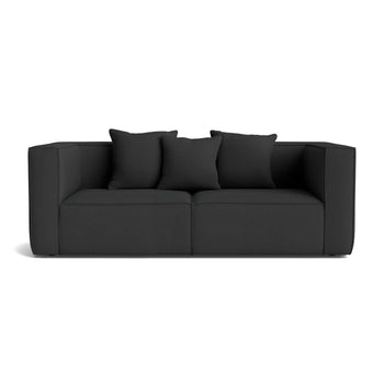 Block 2 Seater Sofa - Siena Charcoal