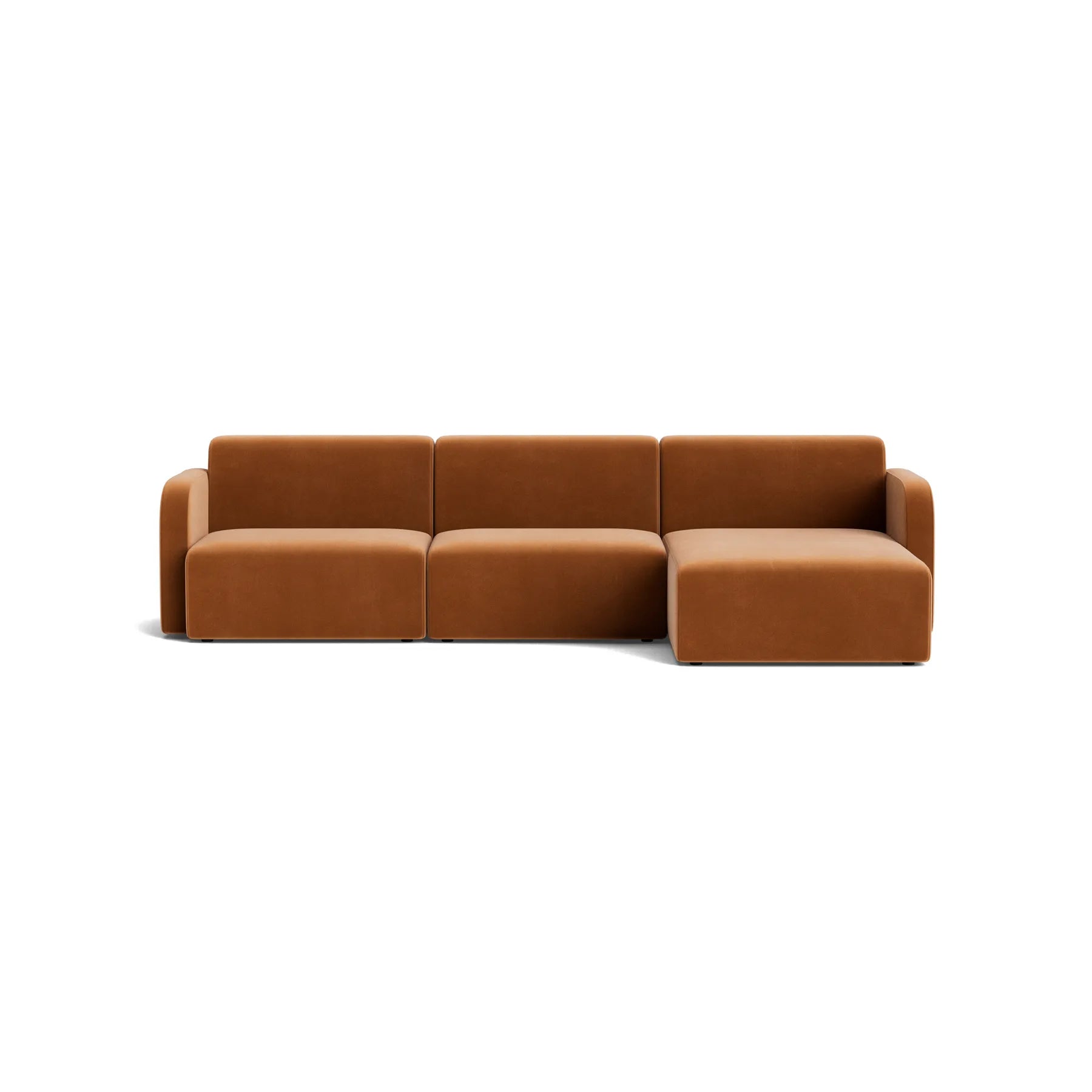 Jam 4.5 Seater RHF Chaise Sofa - Opal Ochre