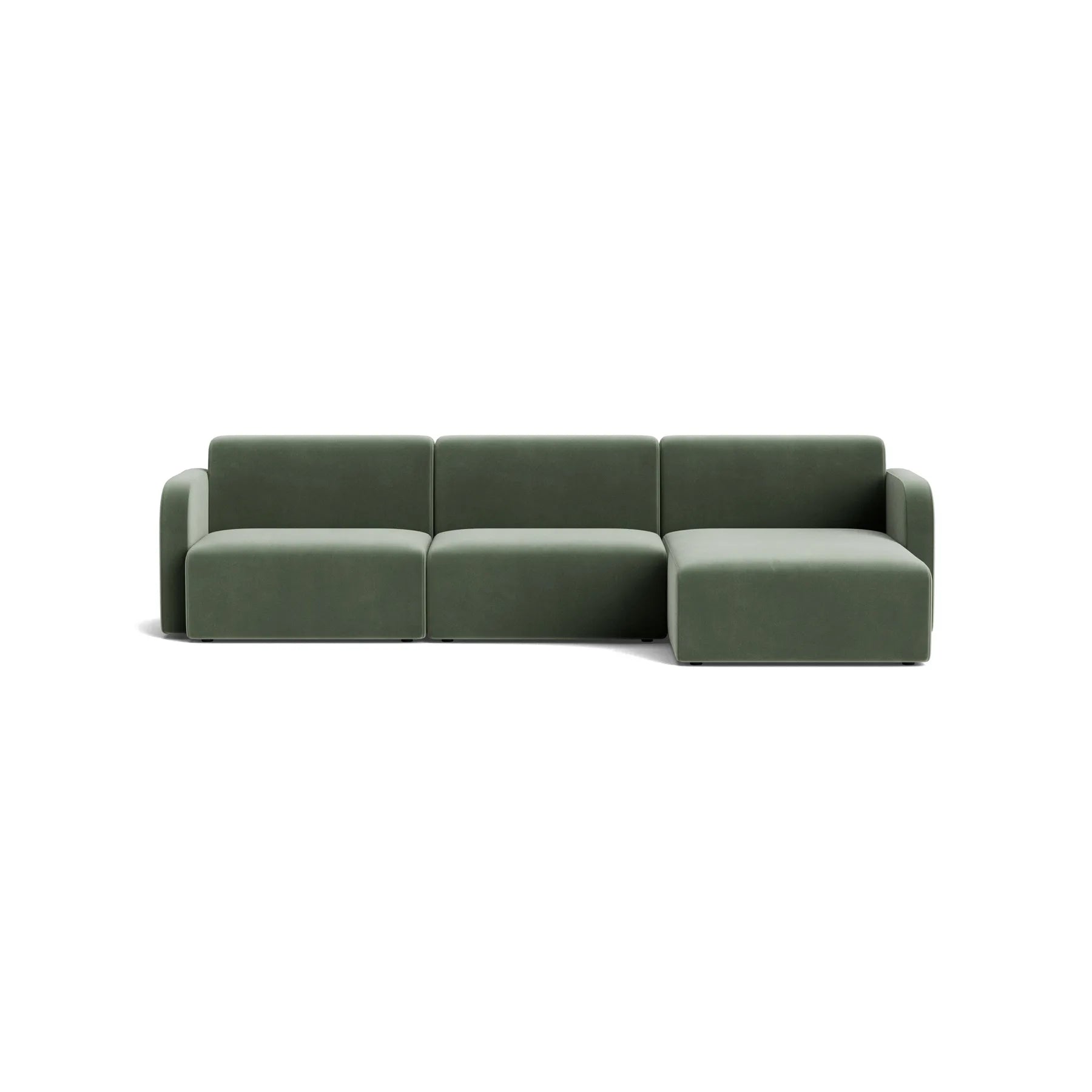 Jam 4.5 Seater RHF Chaise Sofa - Opal Ocean