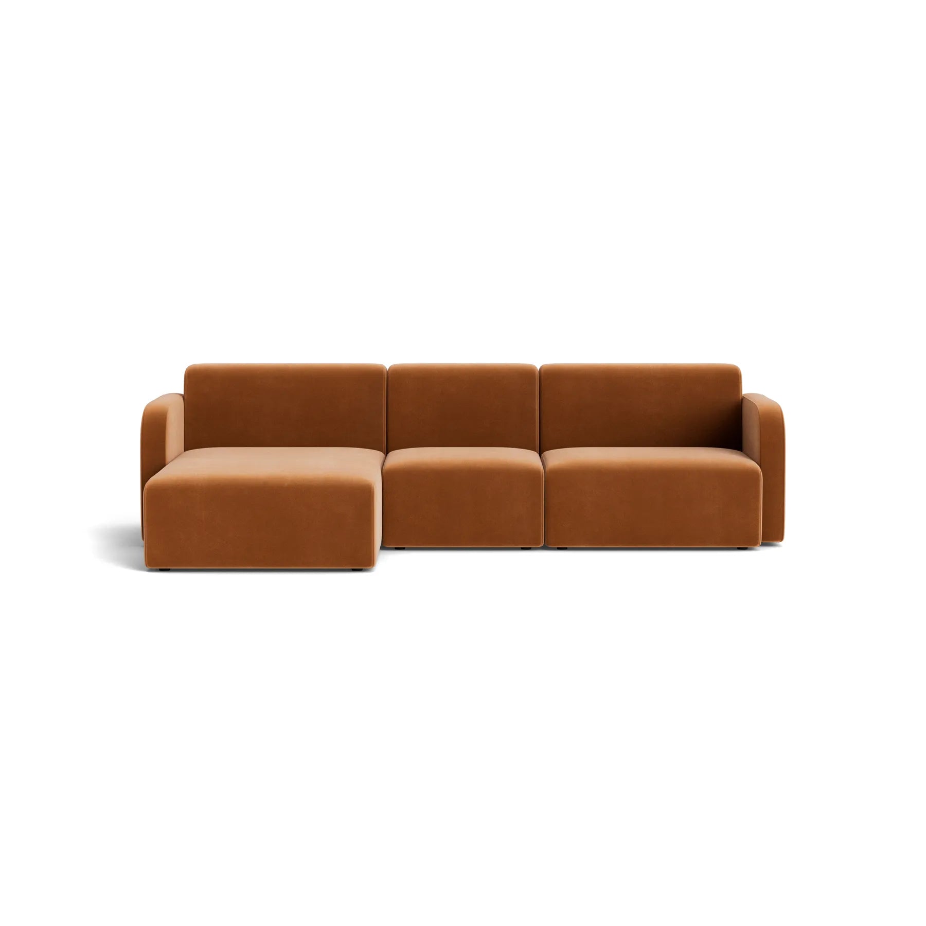 Jam 4 Seater LHF Chaise Sofa - Opal Ochre