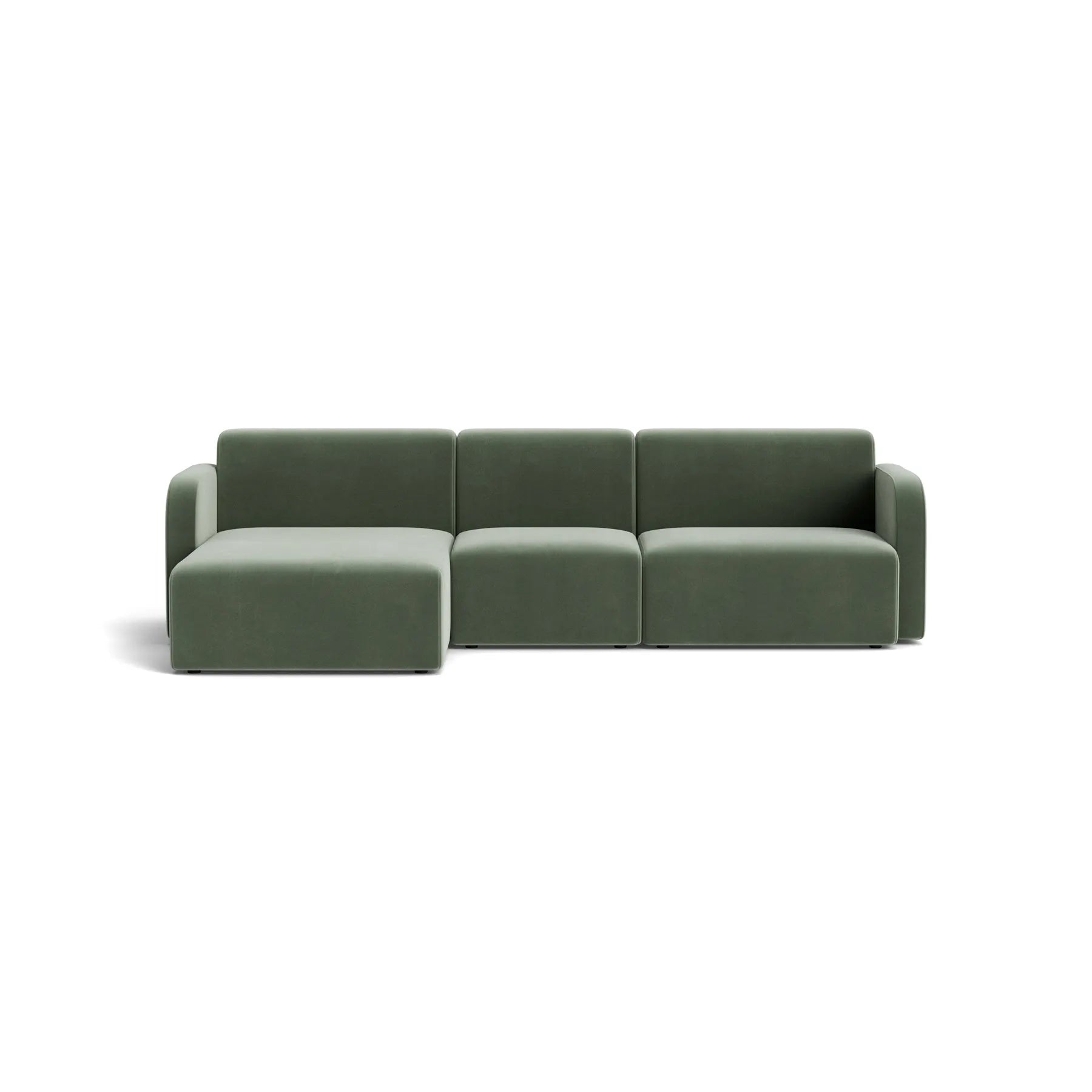 Jam 4 Seater LHF Chaise Sofa - Opal Ocean