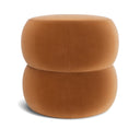 Roll Small Ottoman - Opal Ochre