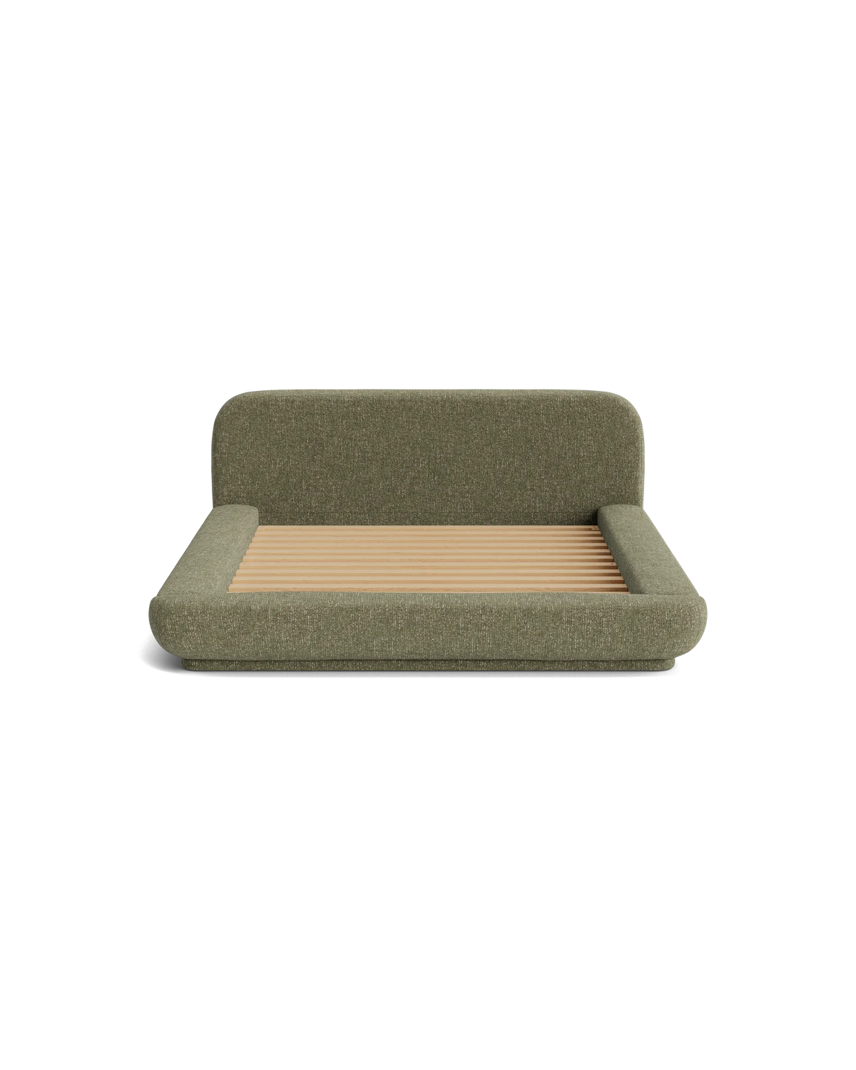 Floss Queen Bed - Fleck Olive