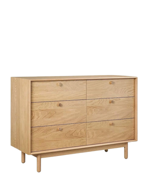 Akira 6 Drawer Chest - Oak