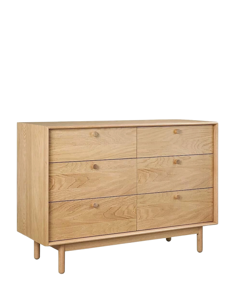 Akira 6 Drawer Chest - Oak