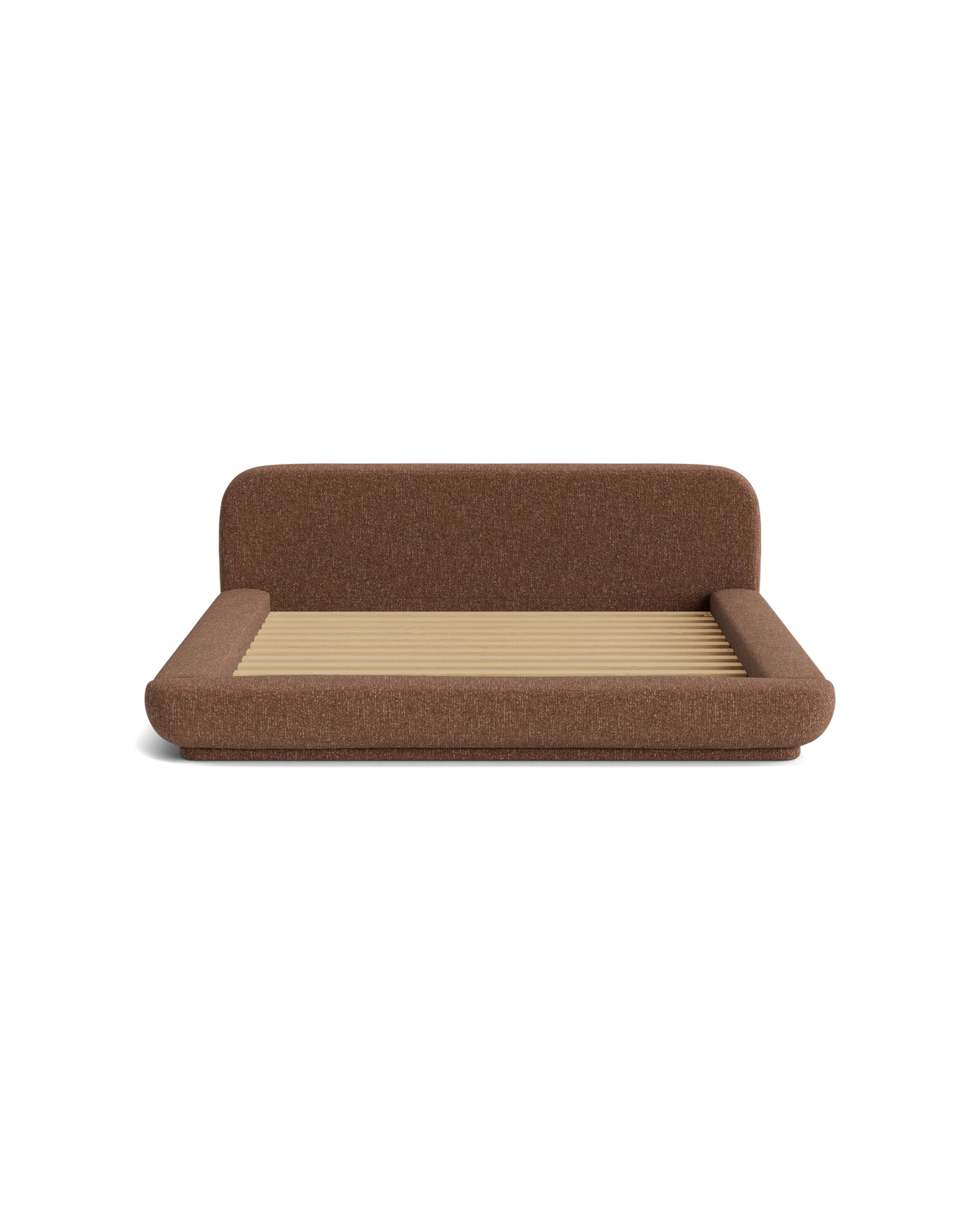 Floss King Bed - Fleck Rust