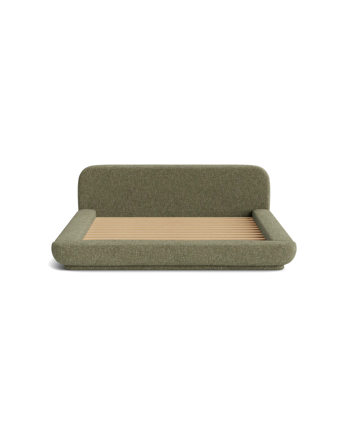 Floss King Bed - Fleck Olive
