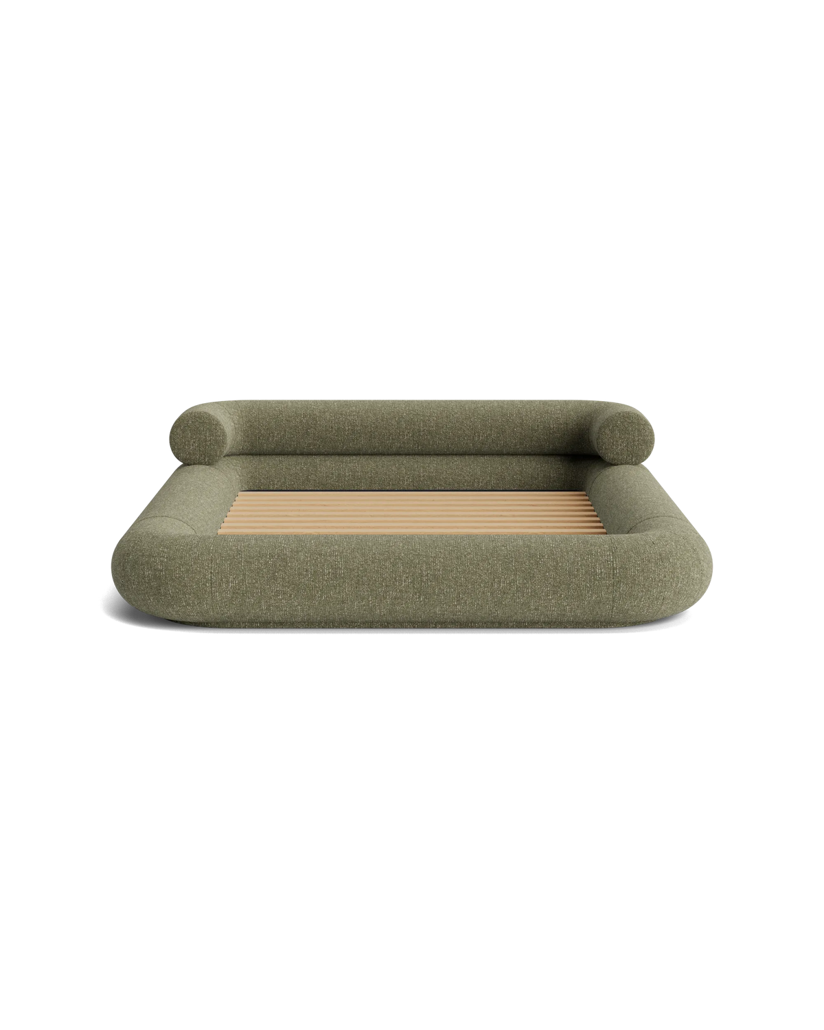Restore King Bed - Fleck Olive