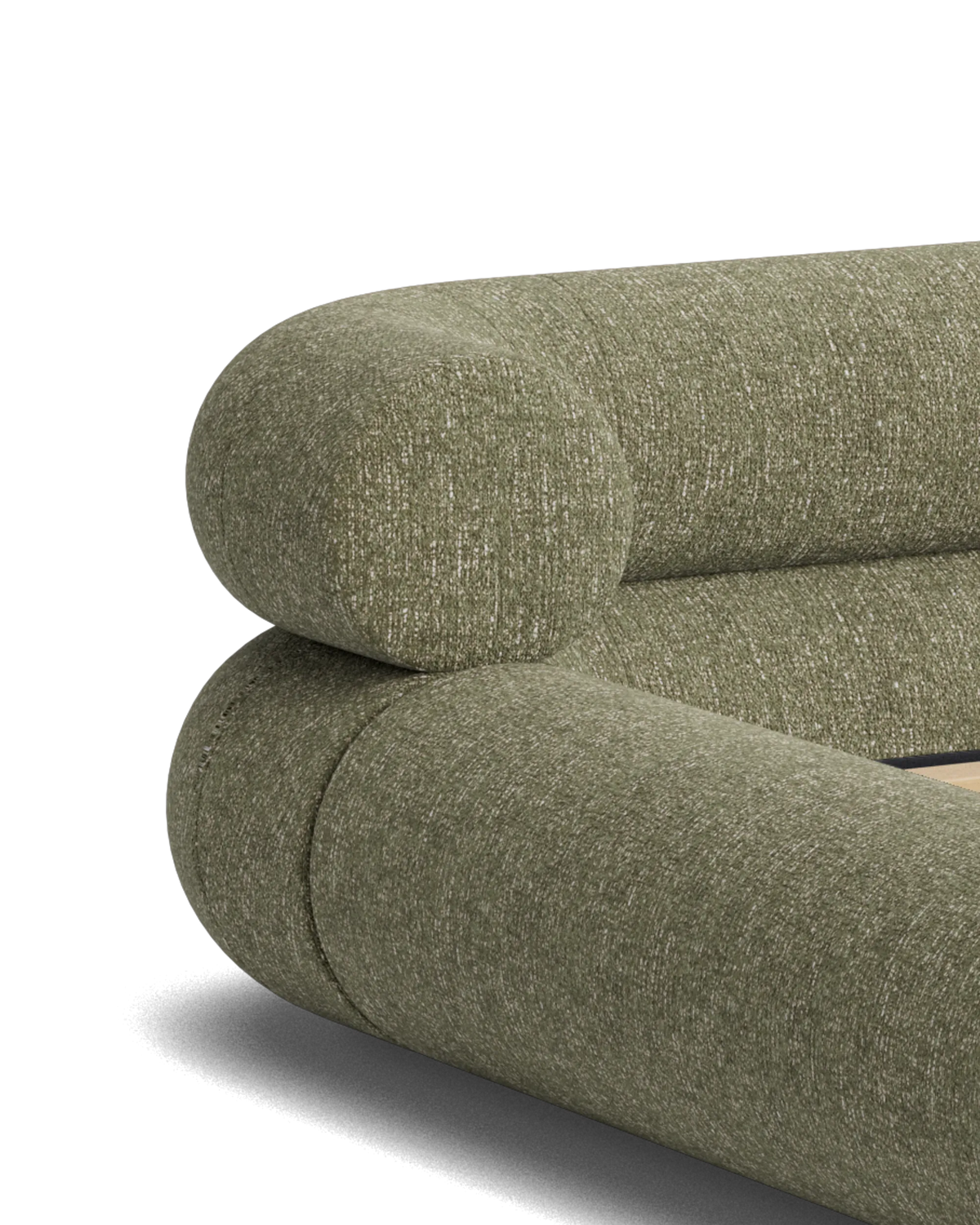 Restore King Bed - Fleck Olive