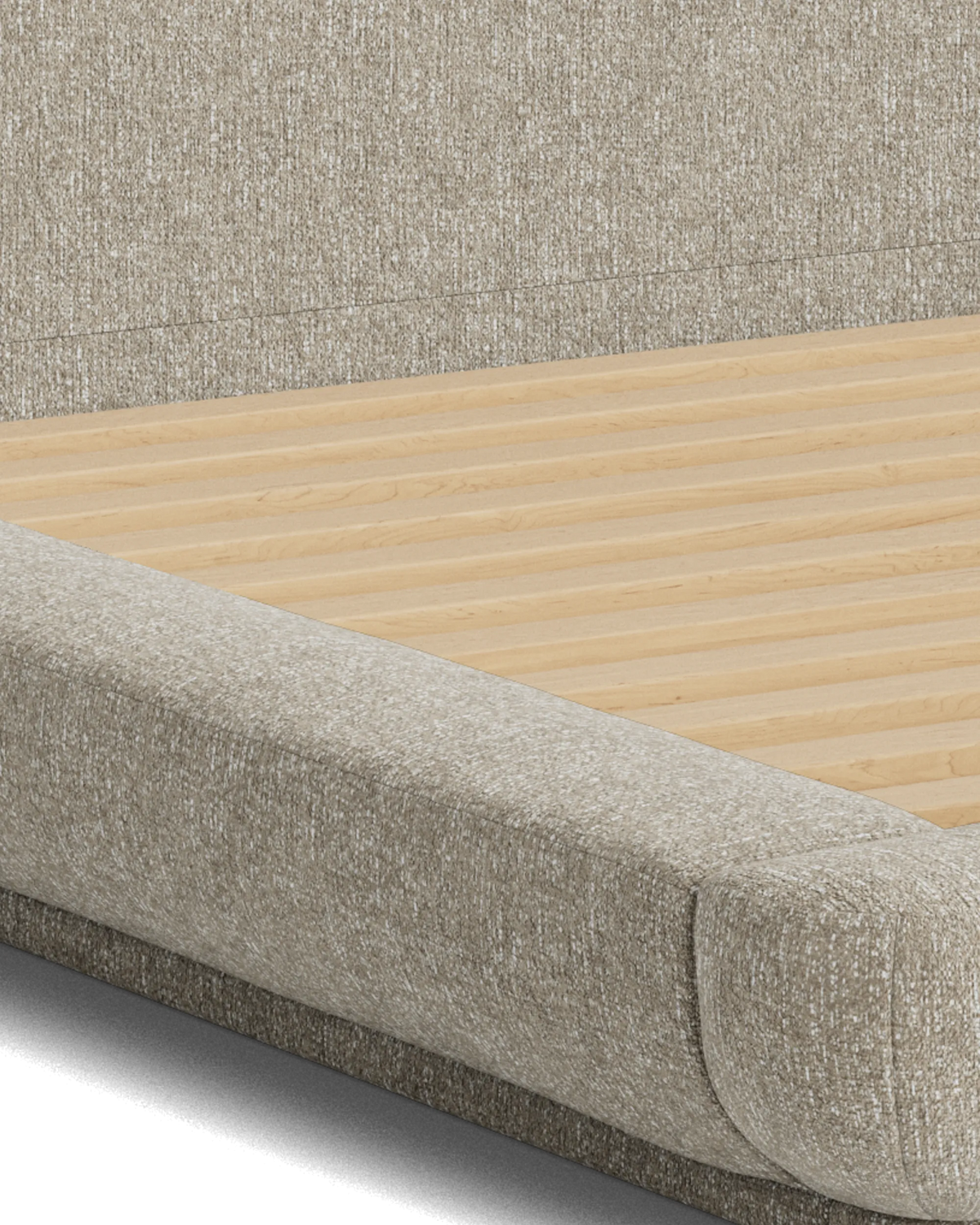 Floss Queen Bed - Fleck Smoke