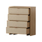 Peggy Four Drawer Chest - Oak