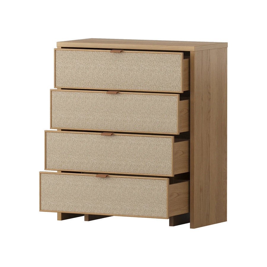 Peggy Four Drawer Chest - Oak