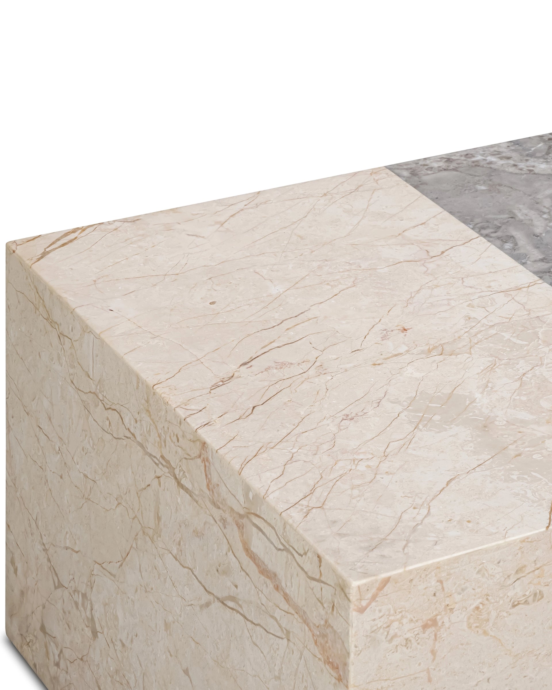 Flutter Coffee Table - Desert Rose/Tide Pool Marble