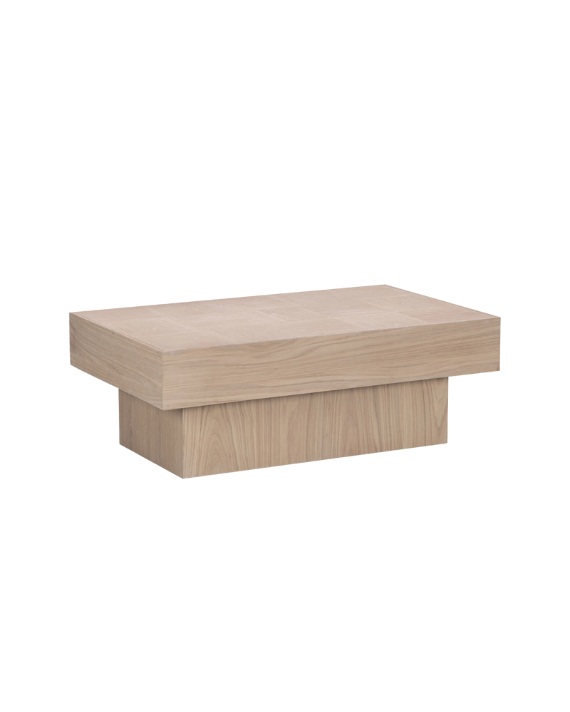 Check Coffee Table Rectangle - Oak