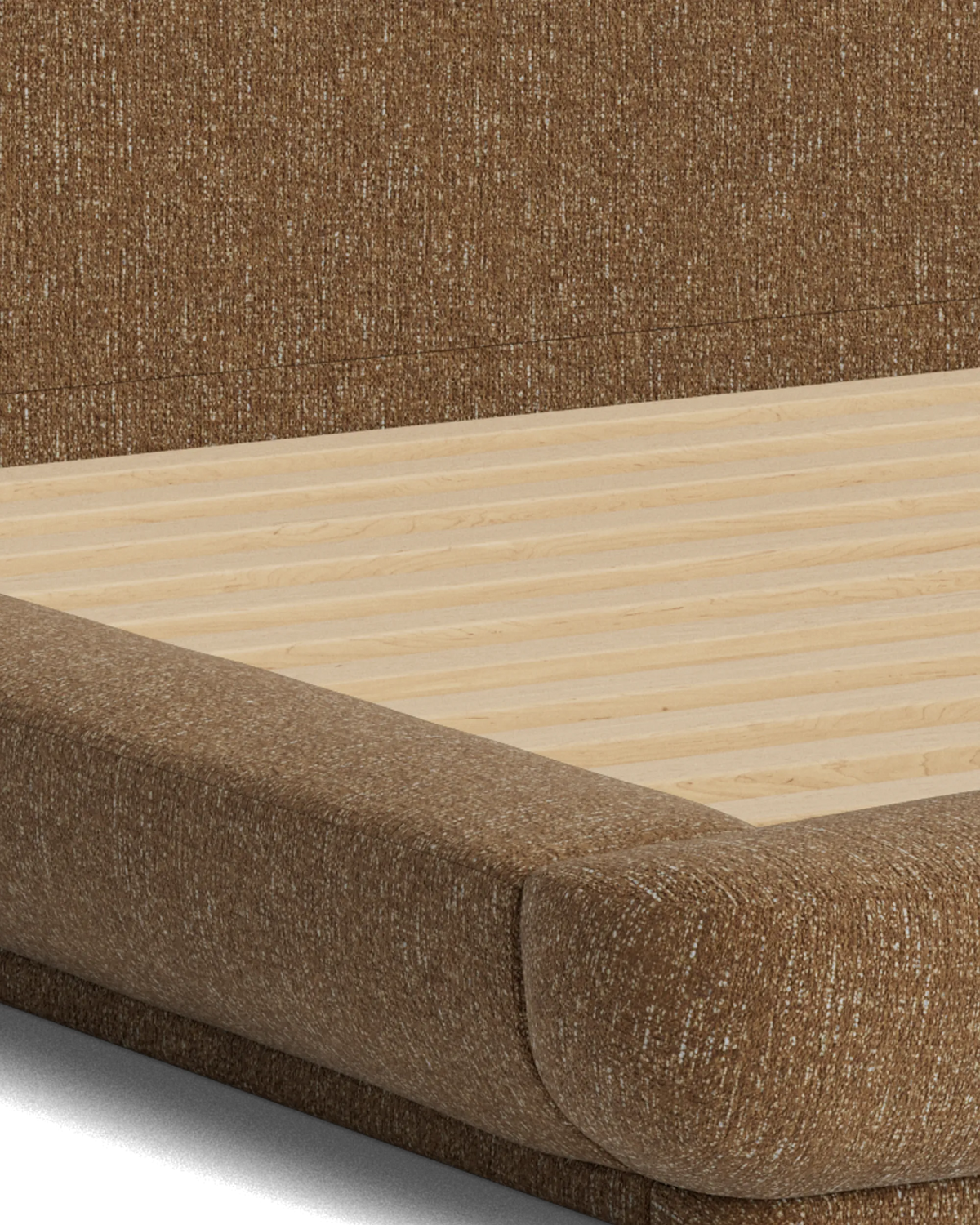 Floss King Bed - Fleck Ginger