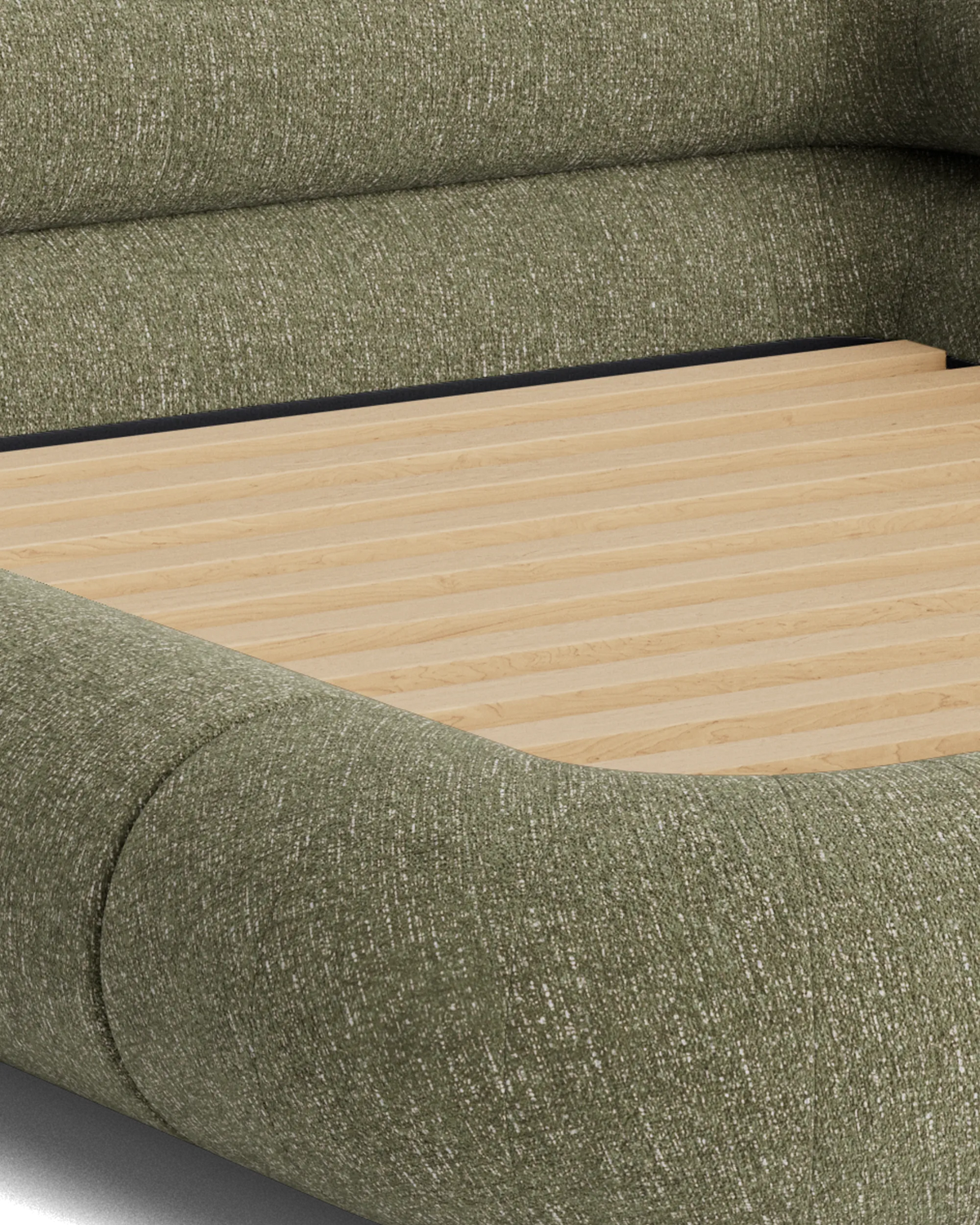 Restore Queen Bed - Fleck Olive