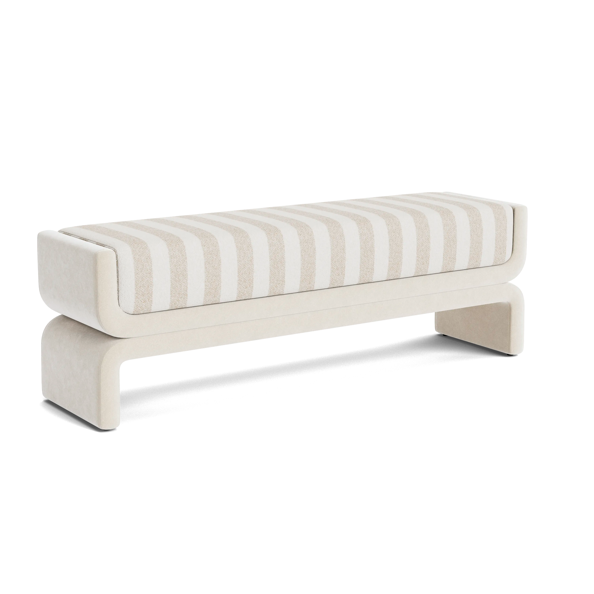 Shift Bench - Marnie Sand Stripe