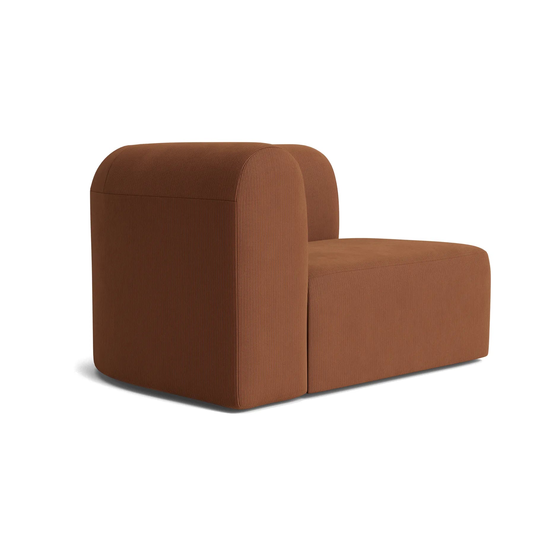 Berg Left Corner Module - Corduroy Cocoa