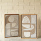 White Stucco 2 Canvas Print 46cm x 30cm