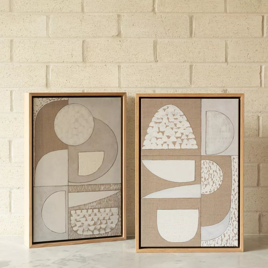 White Stucco 2 Canvas Print 46cm x 30cm