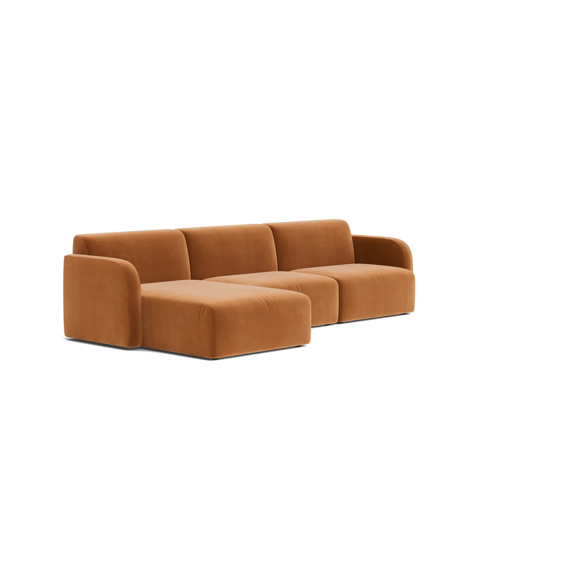 Jam 4.5 Seater LHF Chaise Sofa - Opal Ochre