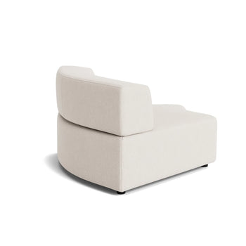 Stretch Angled Corner Module - Silex Off White