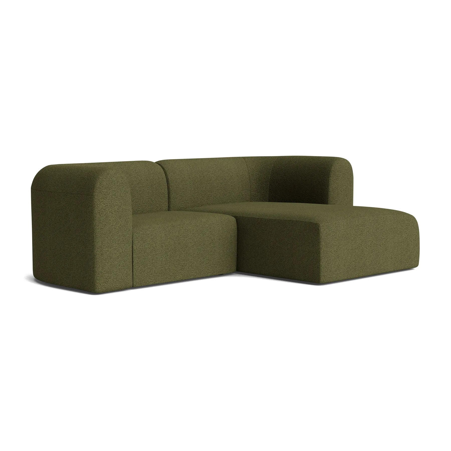 Buy Berg 3 Seater RHF Chaise Sofa Copenhagen Forest by RJ Living