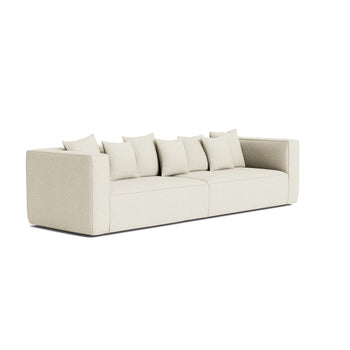 Block 4 Seater Sofa - Copenhagen Grey