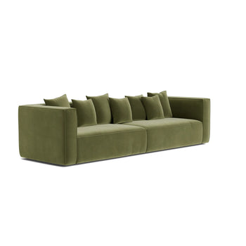 Block 4 Seater Sofa - Opal Forest