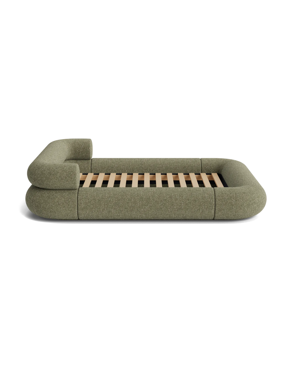 Restore Queen Bed - Fleck Olive