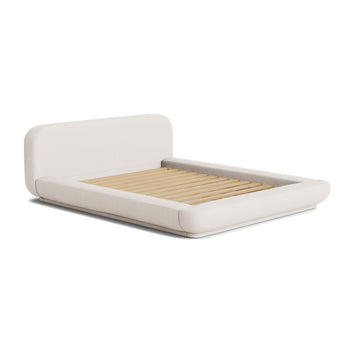 Floss King Bed - Silex Off White