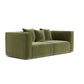 Block 2 Seater Sofa - Opal 509 Forest