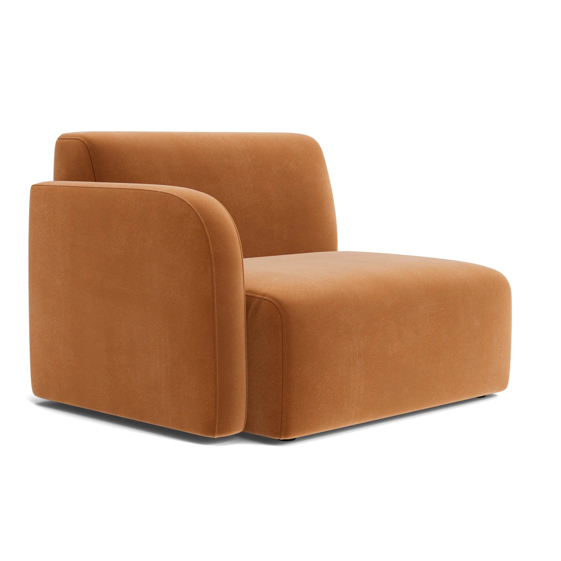 Jam Left Corner Module - Opal Ochre