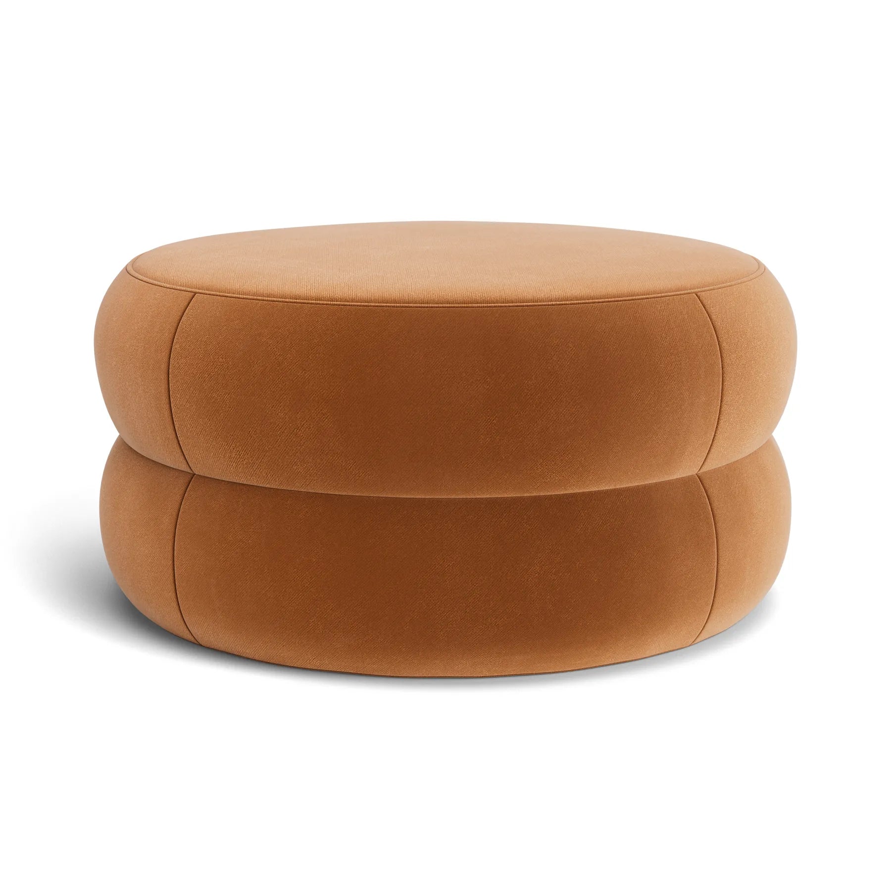 Roll Large Ottoman - Opal Ochre