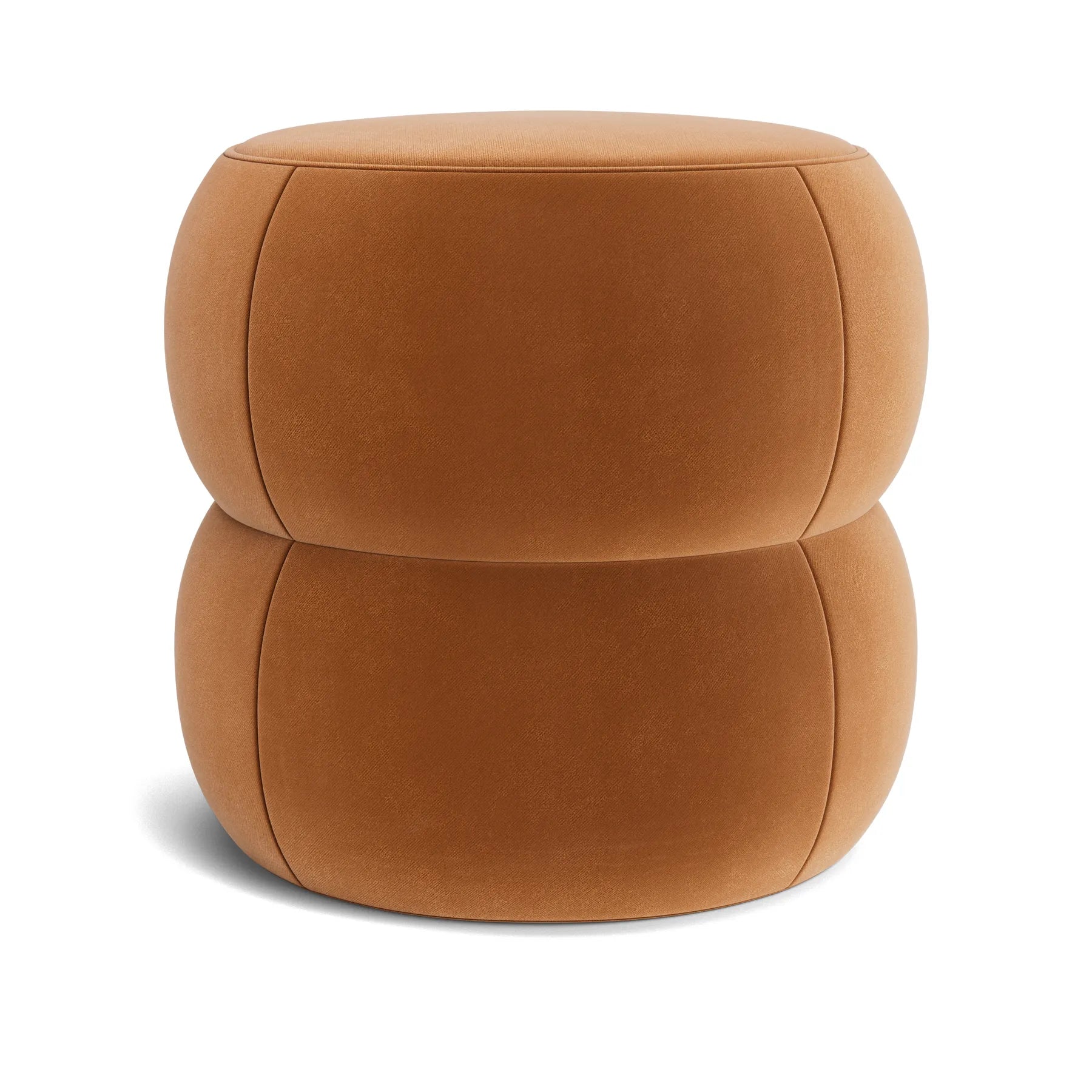 Roll Small Ottoman - Opal Ochre