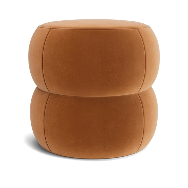 Roll Small Ottoman - Opal Ochre