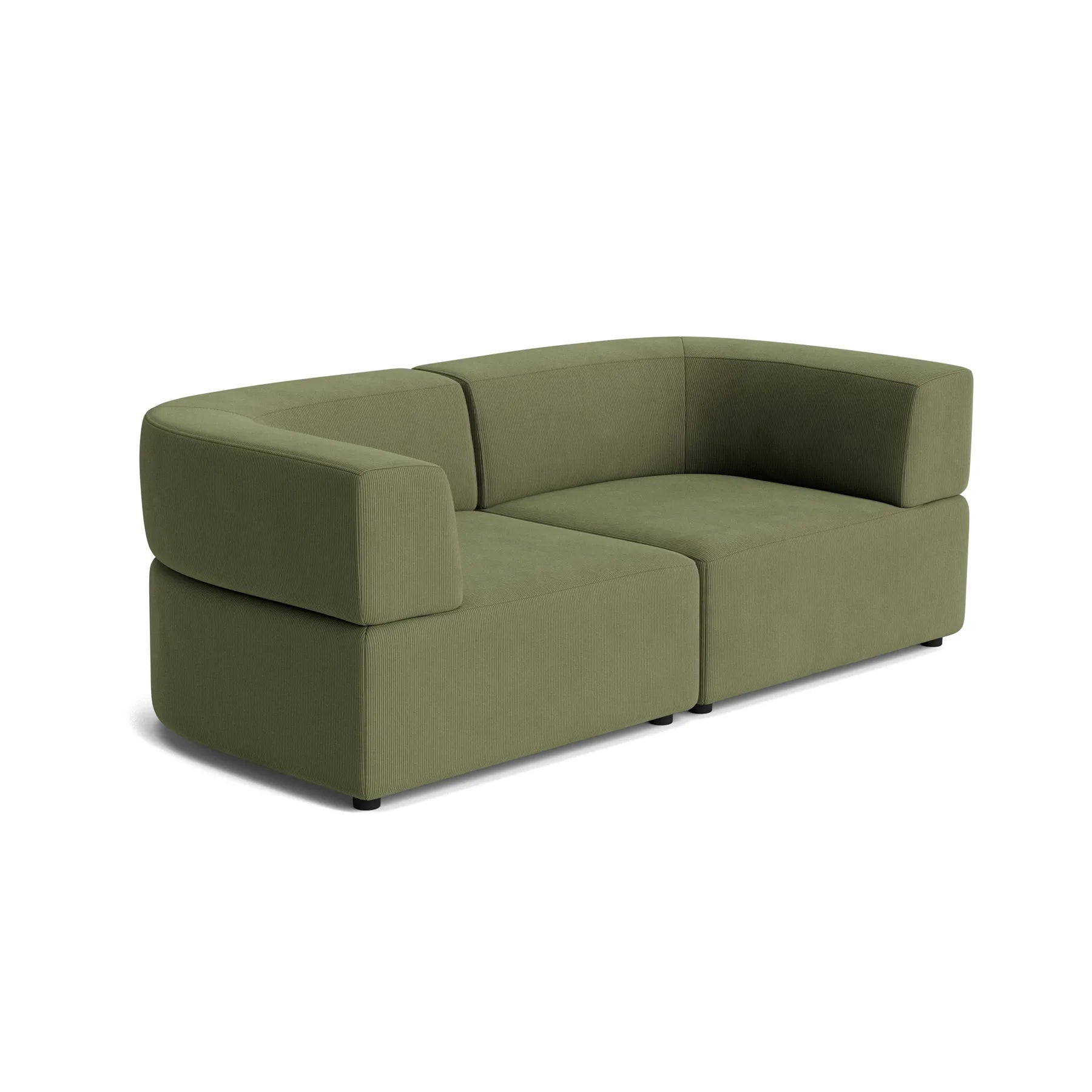 Stretch 3 Seater Sofa - Corduroy Forest