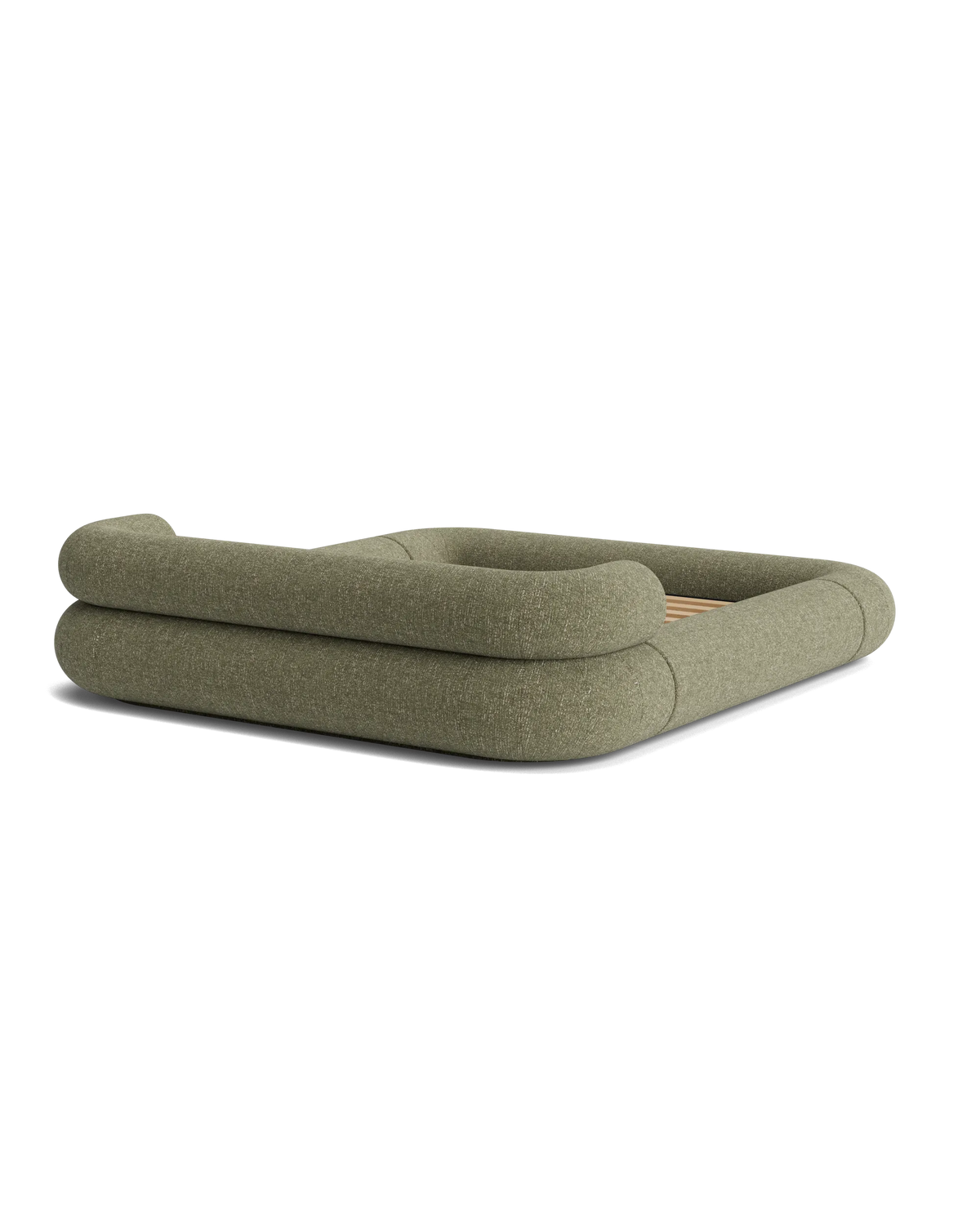 Restore King Bed - Fleck Olive