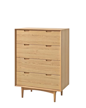 Mia 4 Drawer Chest - Oak