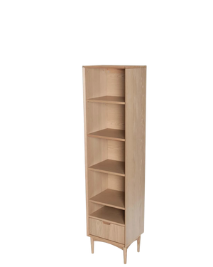 Mia Narrow Bookcase - Oak