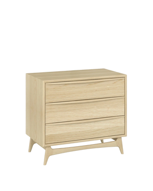 State 3 Drawer Chest - Oak