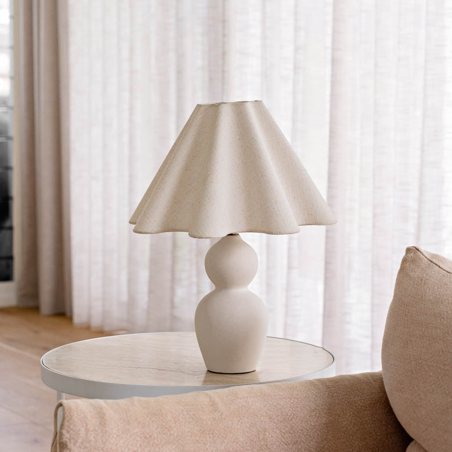 Mila Table Lamp - Cream