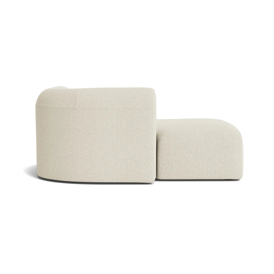 Berg Left Chaise Module - Copenhagen Grey