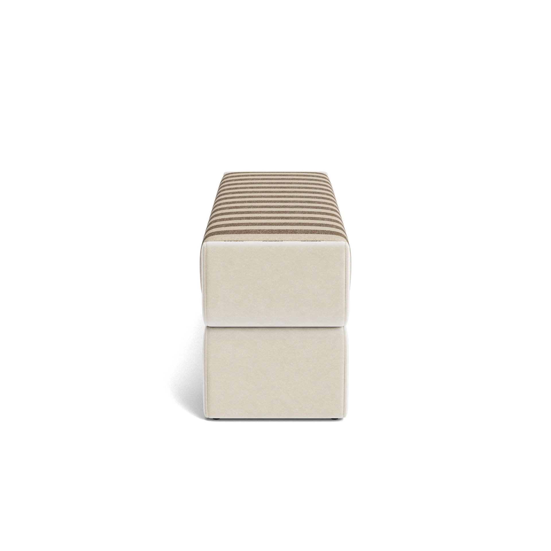 Shift Bench - Marnie Coconut Stripe