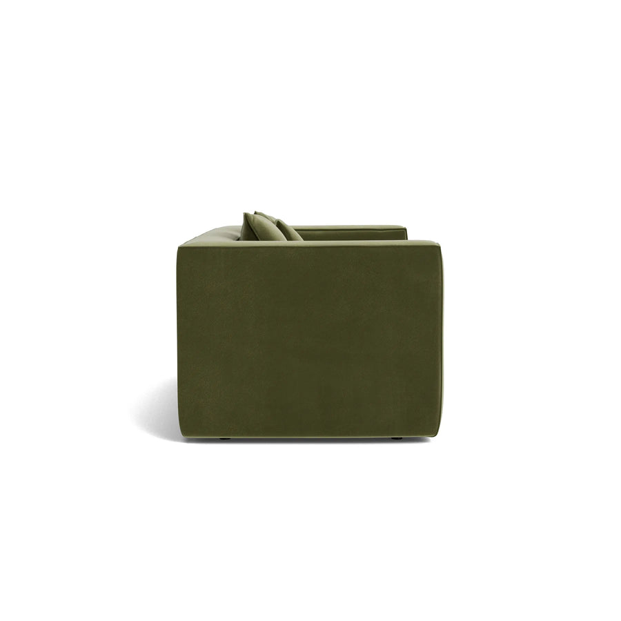 Block 2 Seater Sofa - Opal 509 Forest